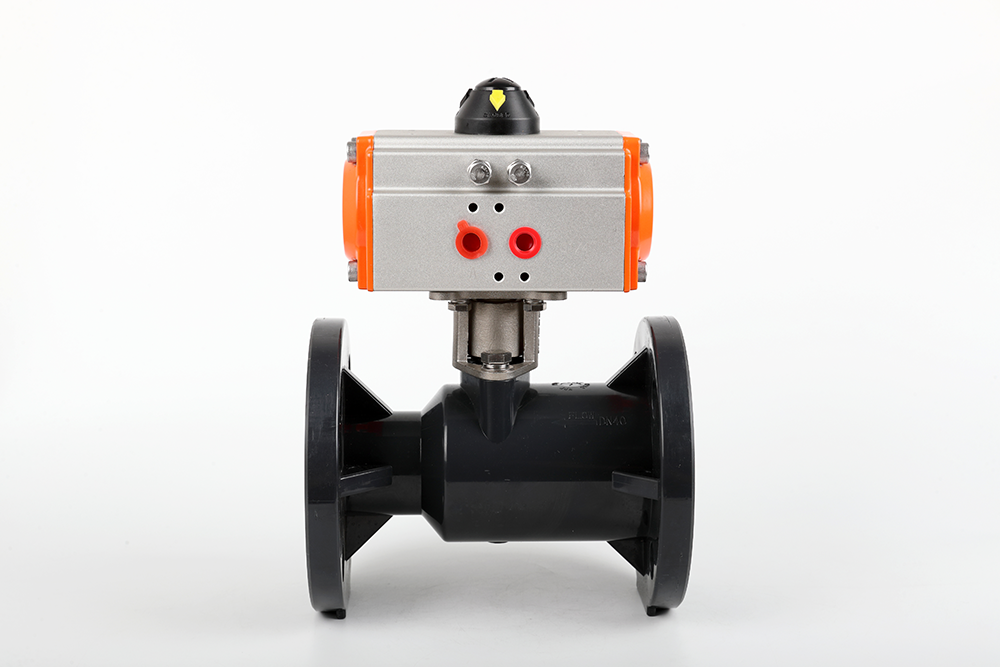 庄浪气动法兰一体球阀